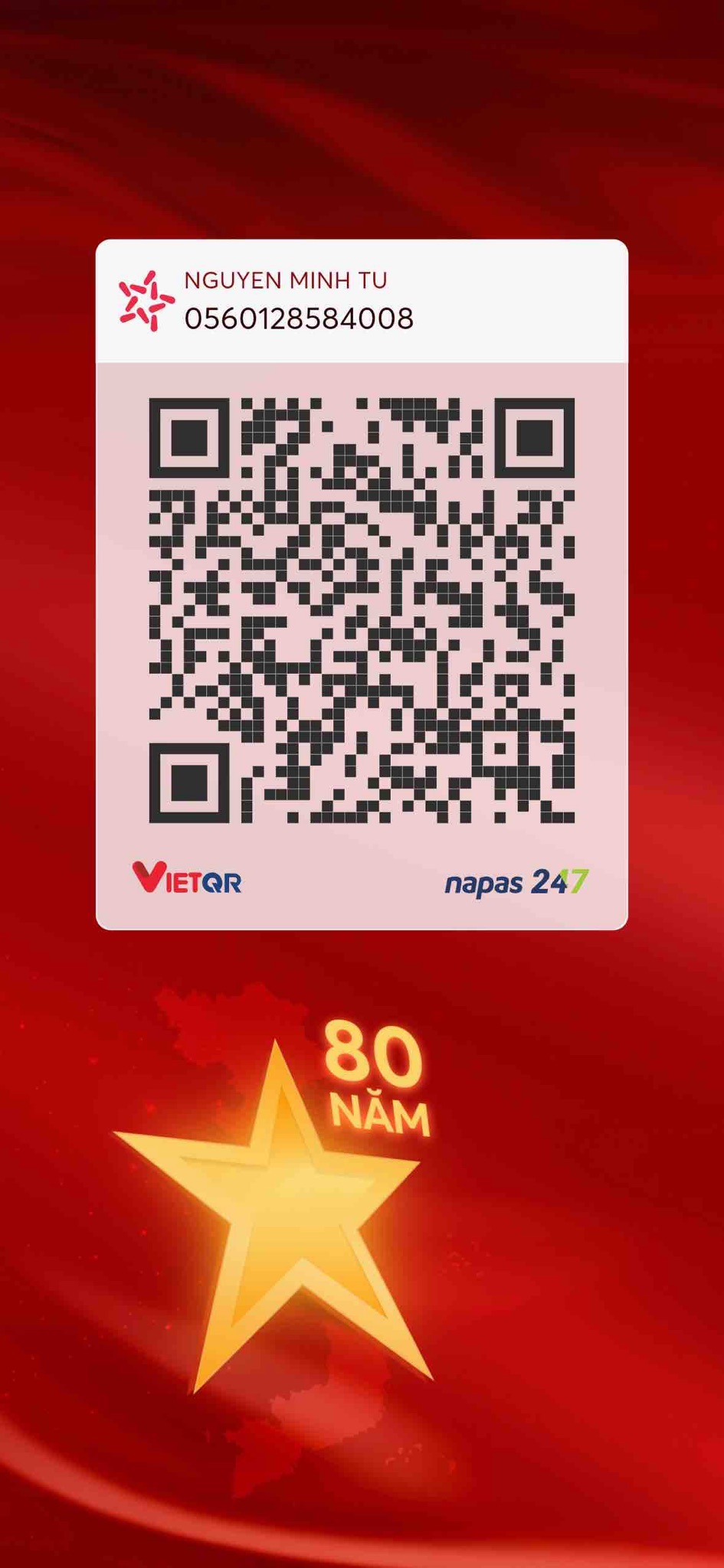 QR Code chuyển khoản